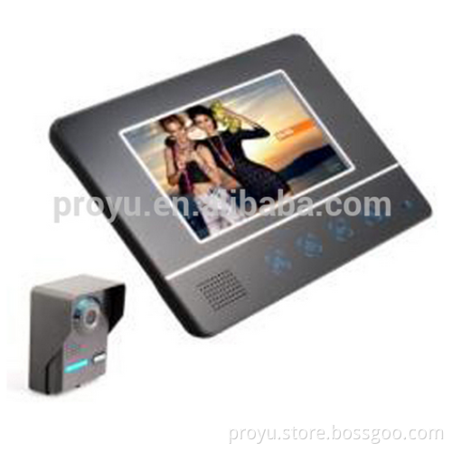 Good News! Hot Selling 7 Inch color video door phone, door phone video intercom unlock